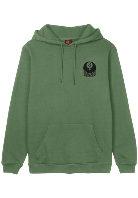 Santa-Cruz Winkowski 8 Ball Samurai Sweat à capuche dillgreen – Vue de dos