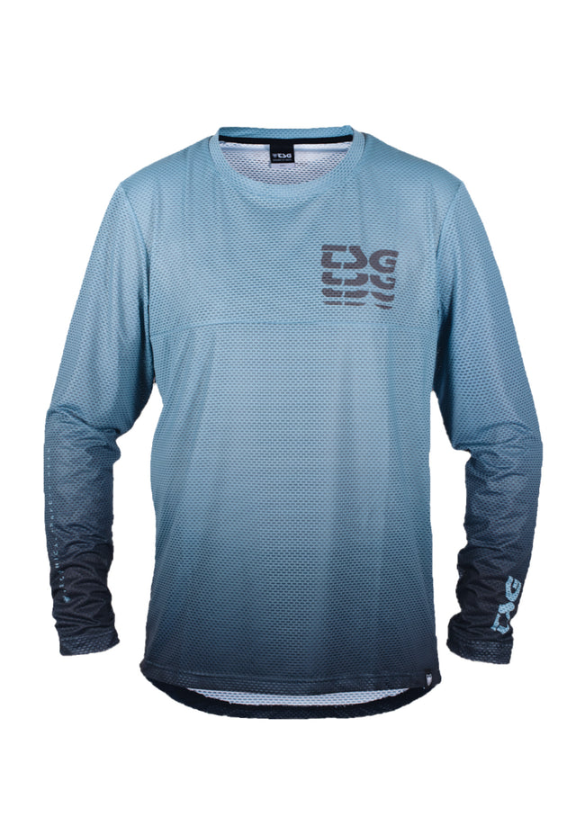 Grip Jersey steel blue fade Vorderansicht