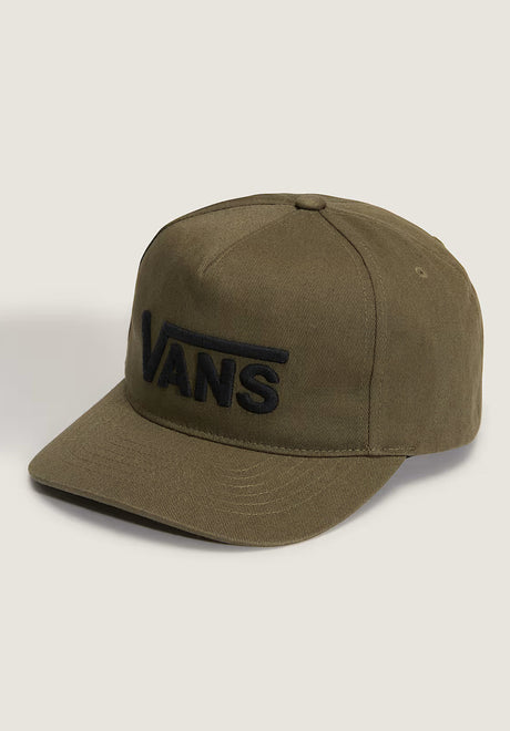 Drop V Logo Snapback bayleaf Vorderansicht