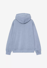 Hooded Nelson gentlebluegarmentdyed Rueckenansicht