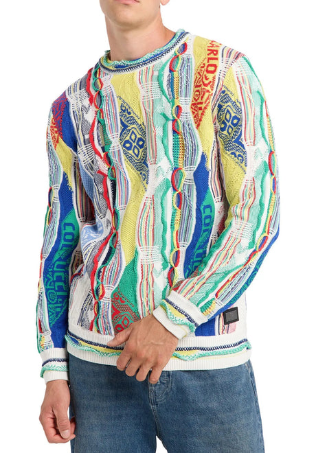 Knit Regular Fit offwhite Vorderansicht