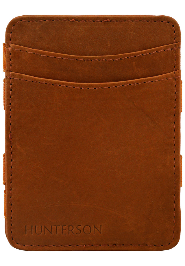 Magic Coin Wallet RFID cognac Vorderansicht