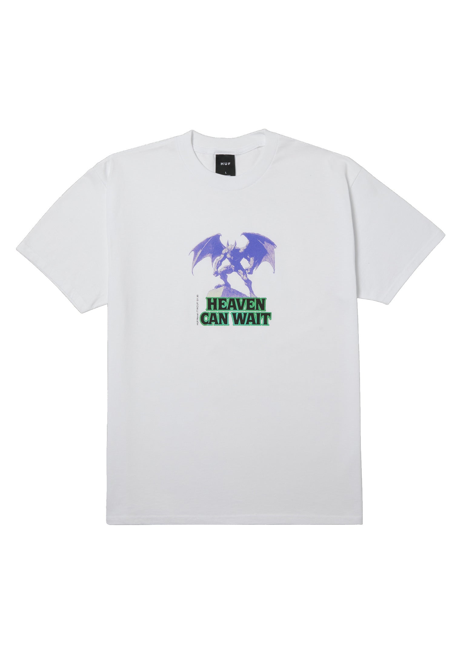 Heaven Can Wait HUF T-Shirt in white for men – TITUS
