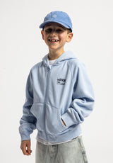 Heritage Clean Zip  heavenbluefaded Oberansicht