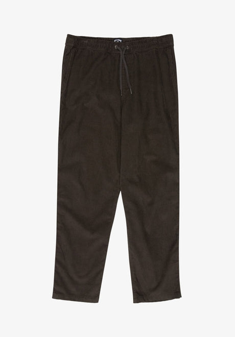 Larry Cord Pant raven Vorderansicht