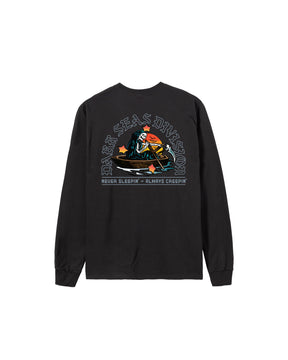 Rowboat black Vorderansicht