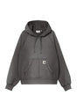W Hooded Hudson Sweat blackchalkwash Vorderansicht