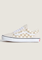 Old Skool checkerboard-oatmeal Vorderansicht