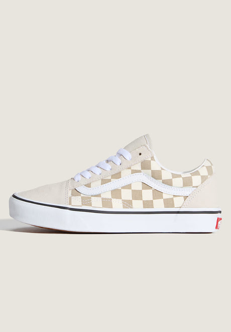 Old Skool checkerboard-oatmeal Vorderansicht
