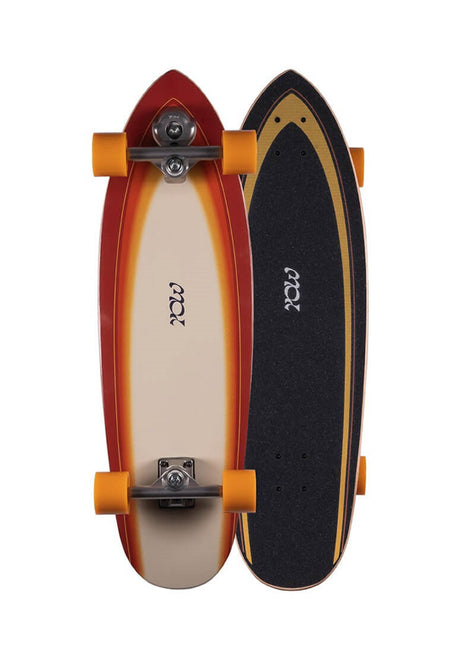 J-Bay 33 Power Surfing Surfskate beige Vorderansicht