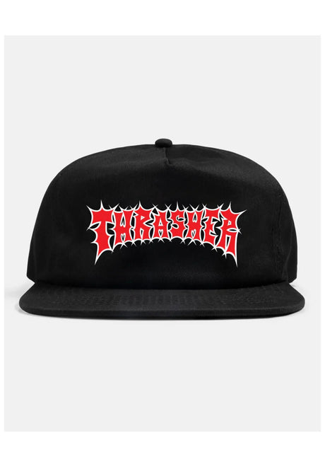 Spikey Snapback black Vorderansicht