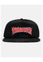 Spikey Snapback black Vorderansicht
