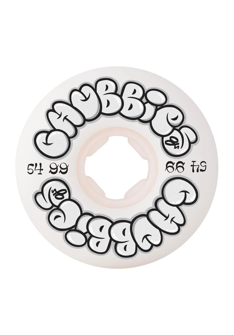 Throw Up Chubbies 99A white Vorderansicht
