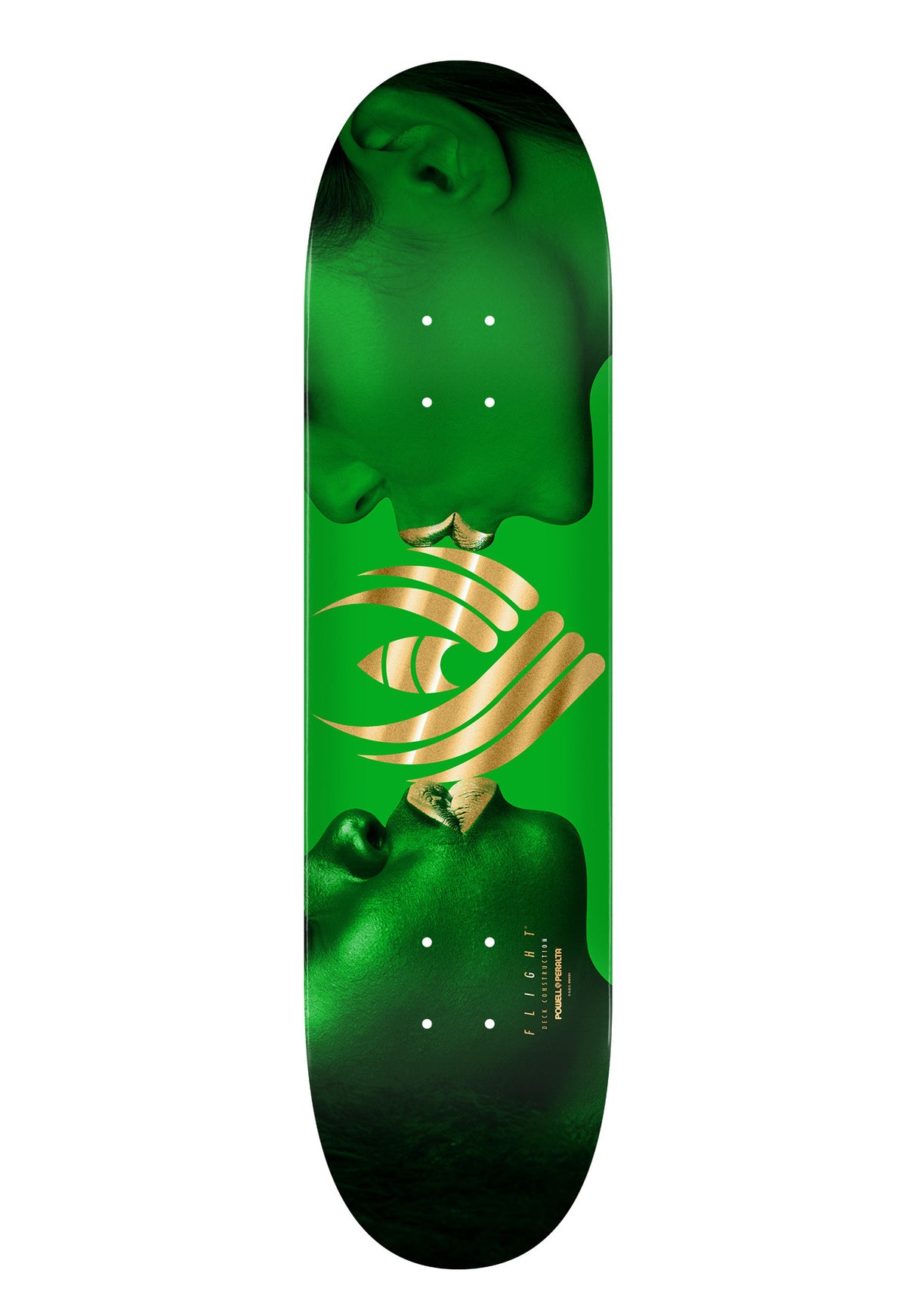 Flight Shape 244 K26-Kiss green/gold-foil Vorderansicht