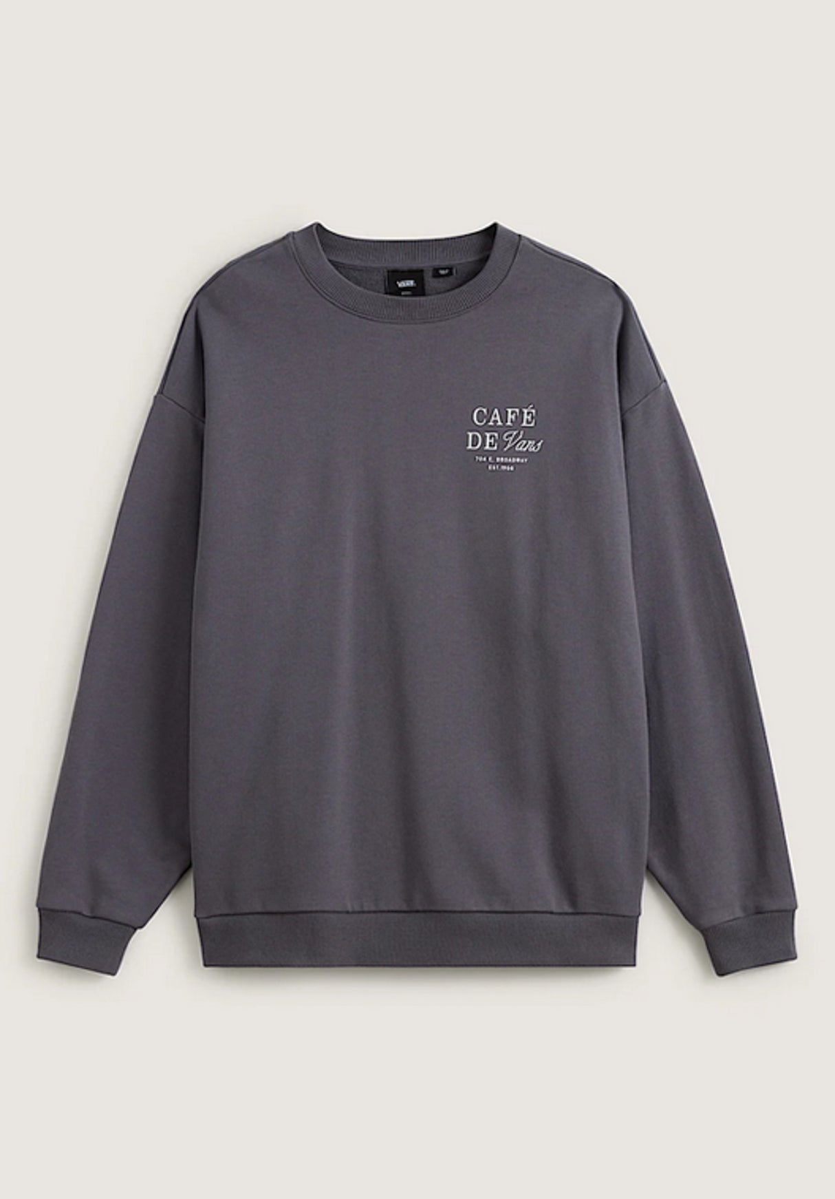 Cafe Vans asphalt Rueckenansicht