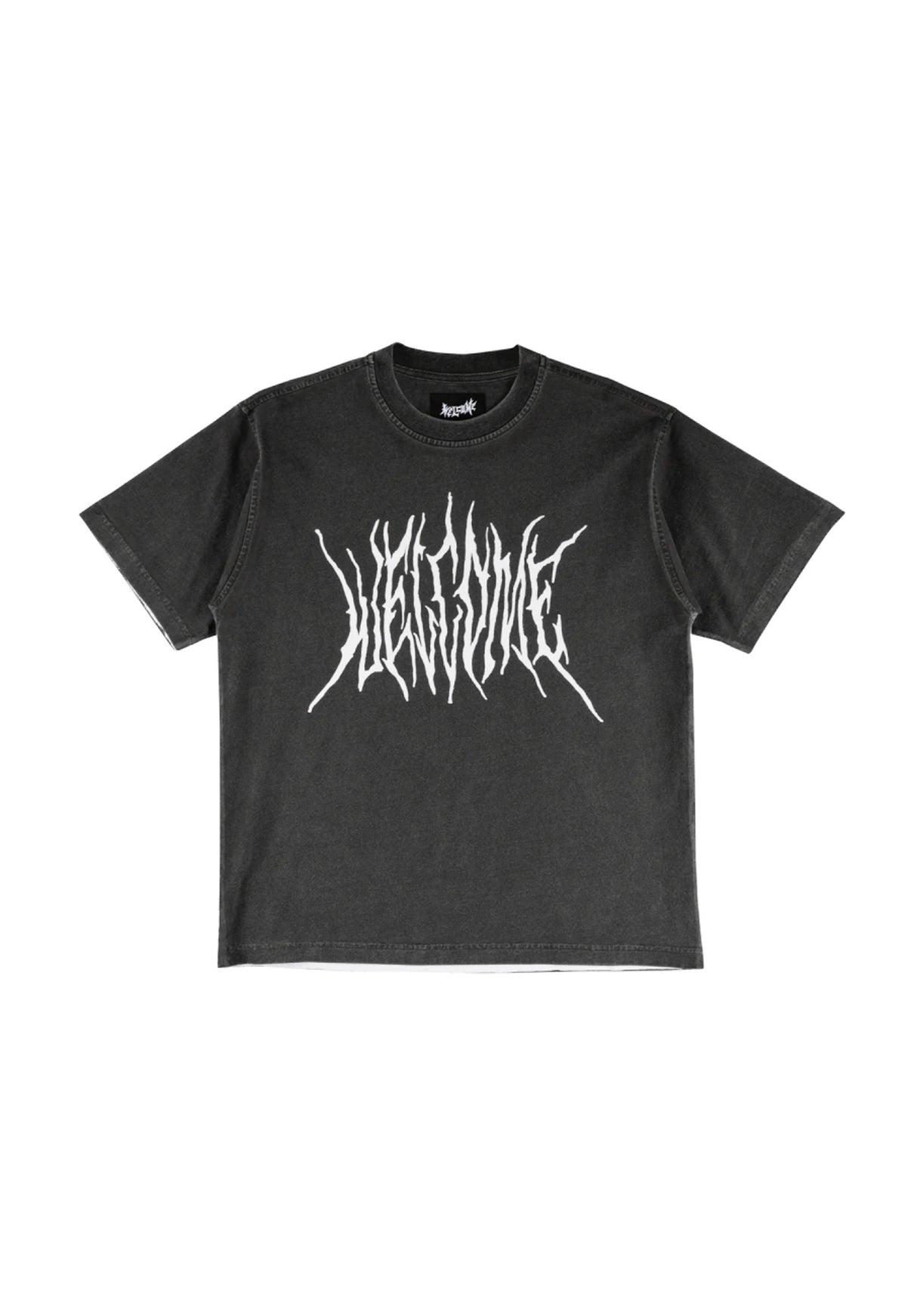 Screen Overprint Knit black-white Vorderansicht
