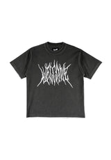Screen Overprint Knit black-white Vorderansicht