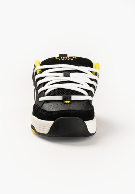 CX201R black-beluga-yellow Rueckenansicht
