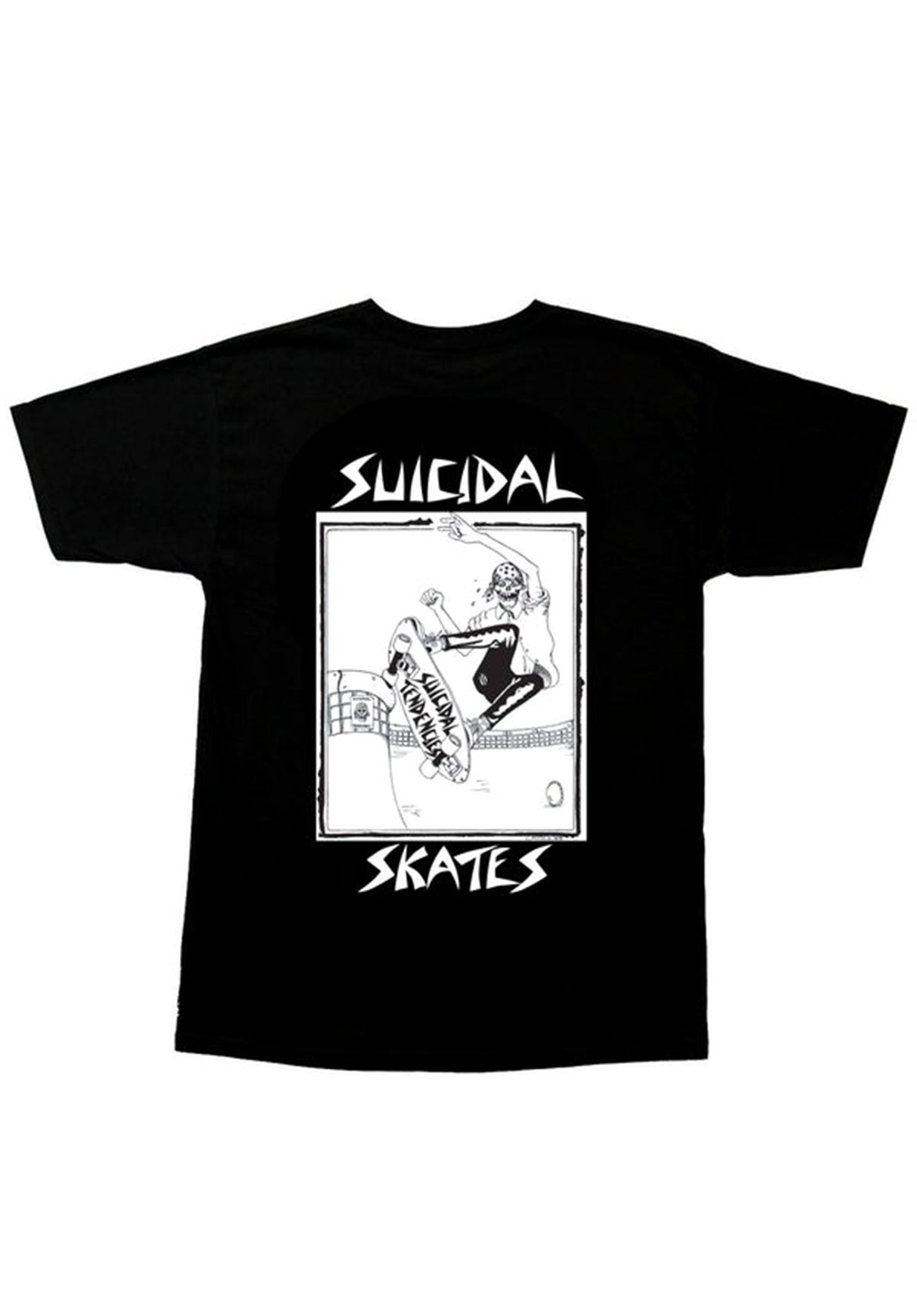 Suicidal Skates Pool Skater black-white Rueckenansicht