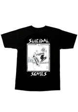Suicidal Skates Pool Skater black-white Rueckenansicht