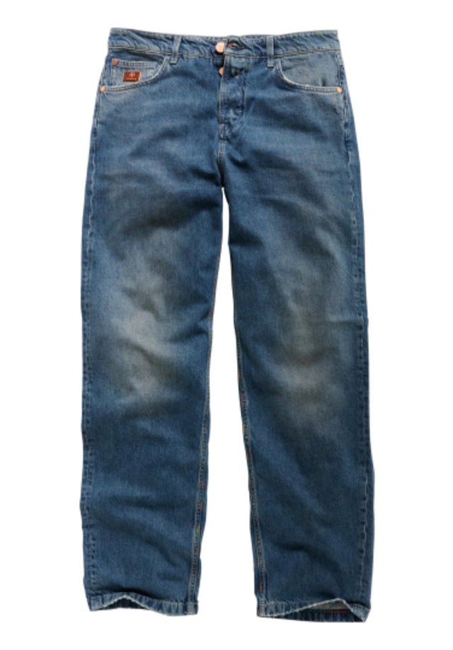 Premium Jeans Baggy Fit blue-denim Vorderansicht