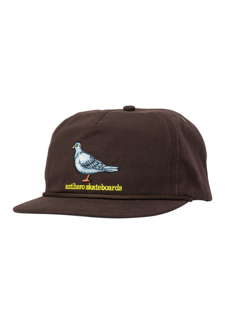 Lil Pigeon darkbrown-yellow Vorderansicht