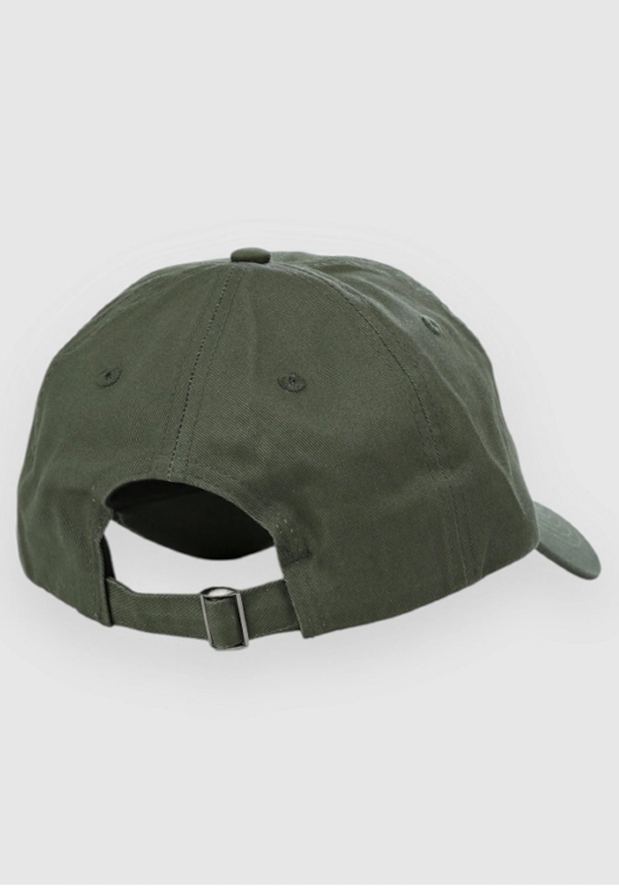 Burnt Collegiate Cap darkmoss Rueckenansicht