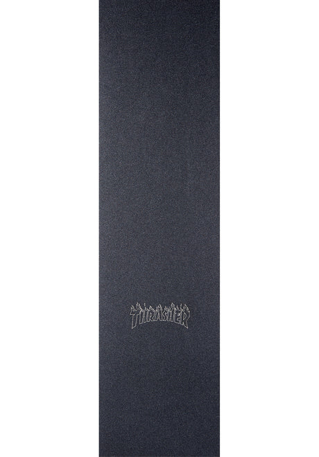 Thrasher Flame Logo Laser Cut black Vorderansicht