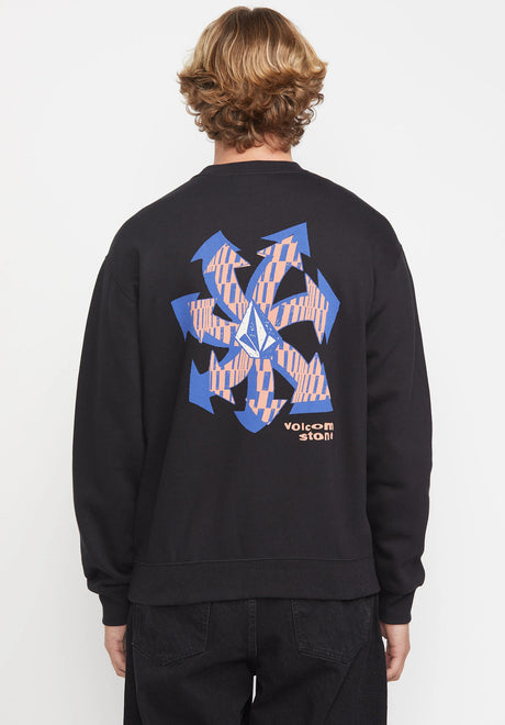 Watanite Crew black Vorderansicht