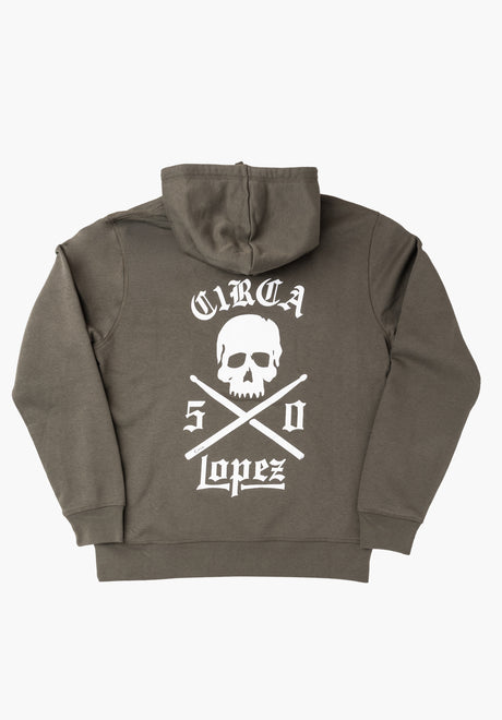 C1RCA Lopez 50 Hoodie khaki – Back view