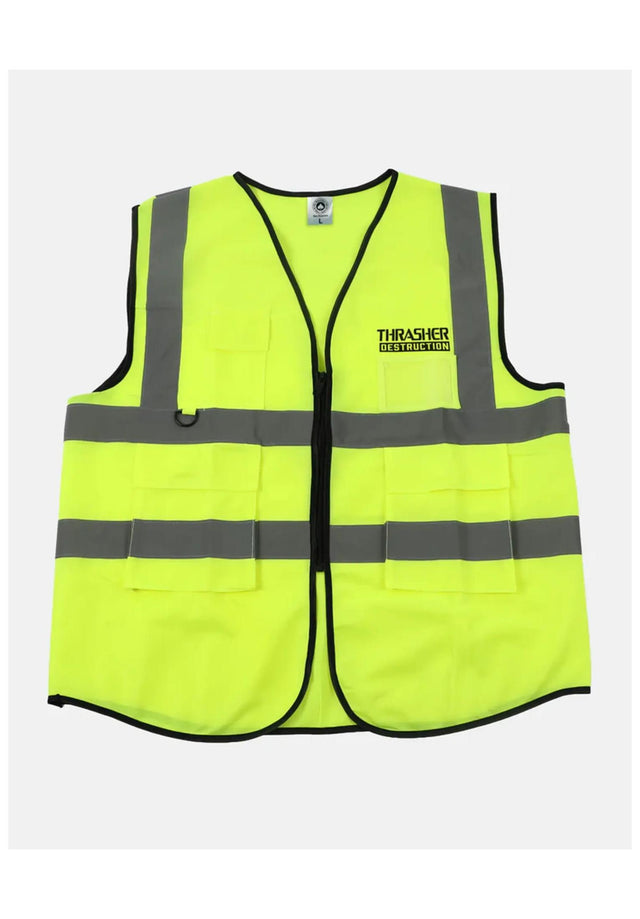 Destruction Safety Vest Hi-Vis safety-green Vorderansicht