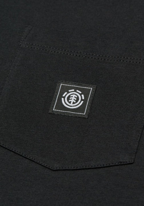 Icon Label Pocket flintblack Rueckenansicht