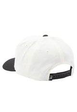 Ronnie Snapback Low white-black Rueckenansicht