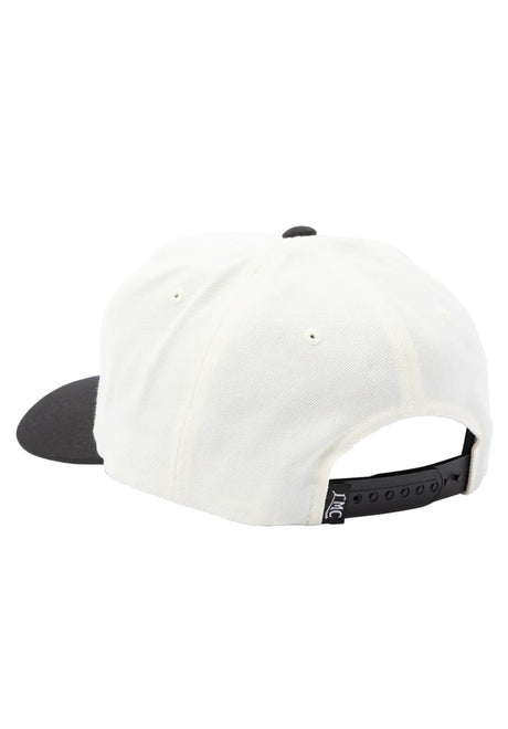 Ronnie Snapback Low white-black Rueckenansicht