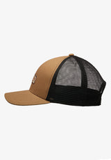 Runner Up Trucker khaki Closeup1