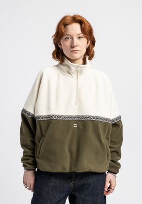 Jalma offwhite-olive Vorderansicht