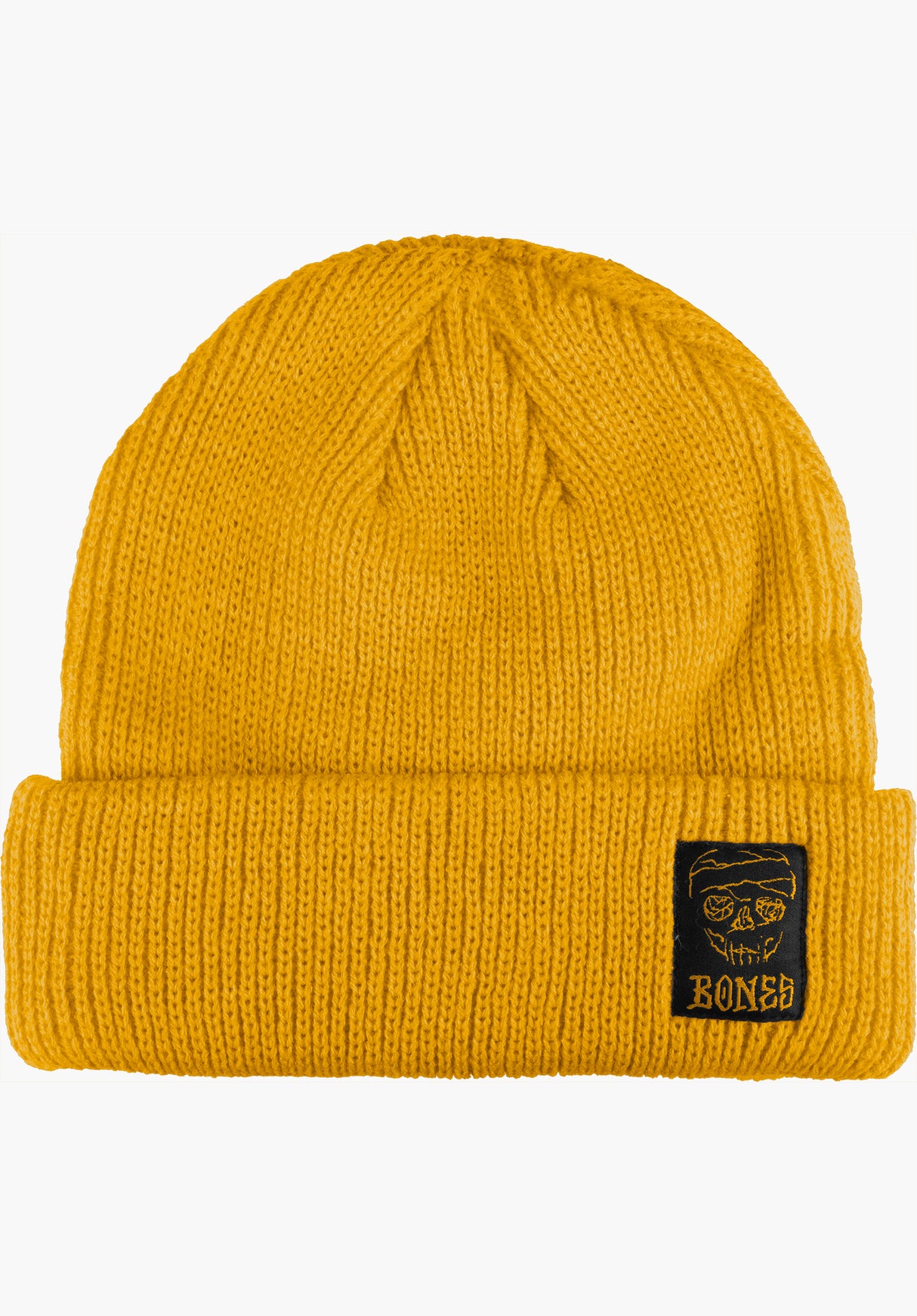 Black & Gold Beanie gold Vorderansicht