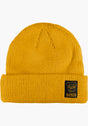 Black & Gold Beanie gold Vorderansicht