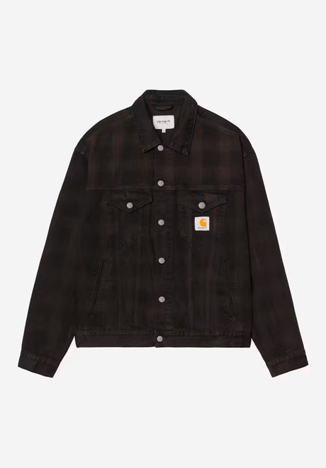 W' Everson Shirt Jac eversonprint-blackstonewashed Vorderansicht