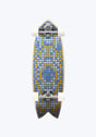 Coxos Power Surfing 31 Surfskate blue-yellow Vorderansicht