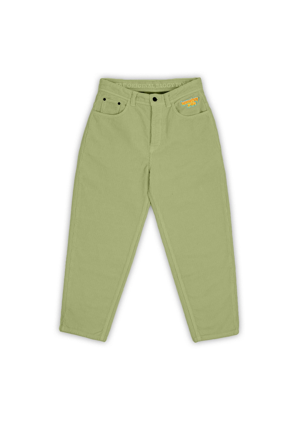 X-tra Baggy Cord ickygreen Vorderansicht