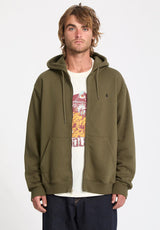 Single Stone Zip sageleaf Vorderansicht