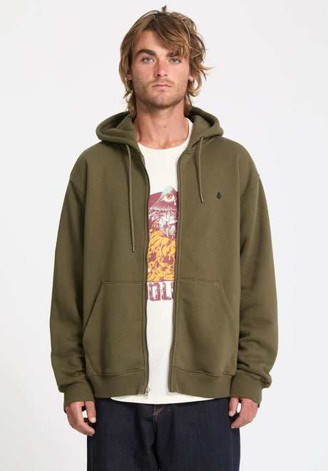 Single Stone Zip sageleaf Vorderansicht