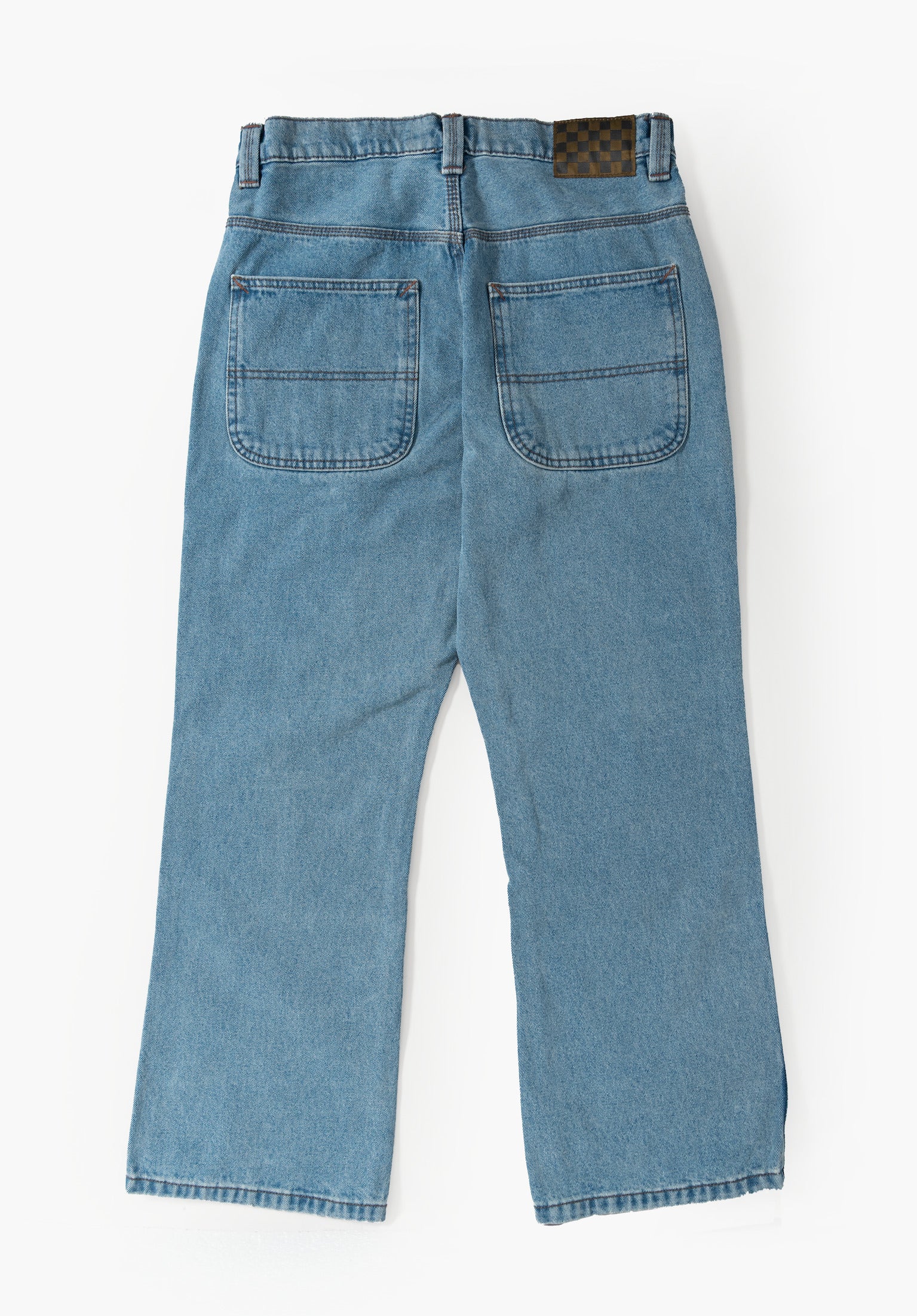 Skate Loose Bootcut Denim Vans Jeans in stonewash for men – TITUS