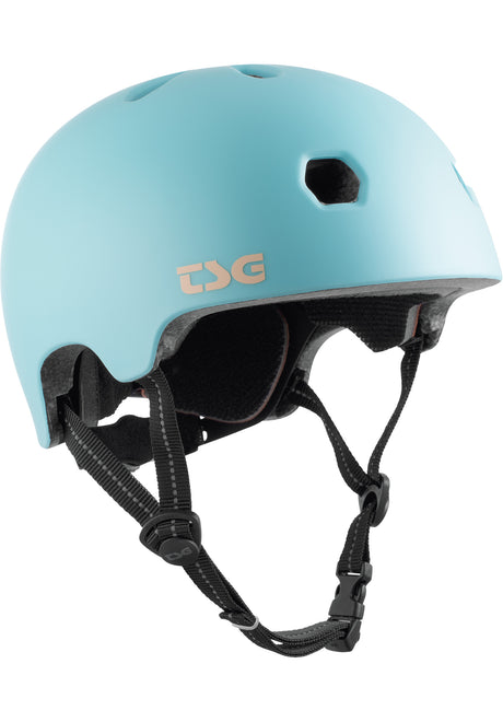 Meta Solid Color satin blue tint Vorderansicht