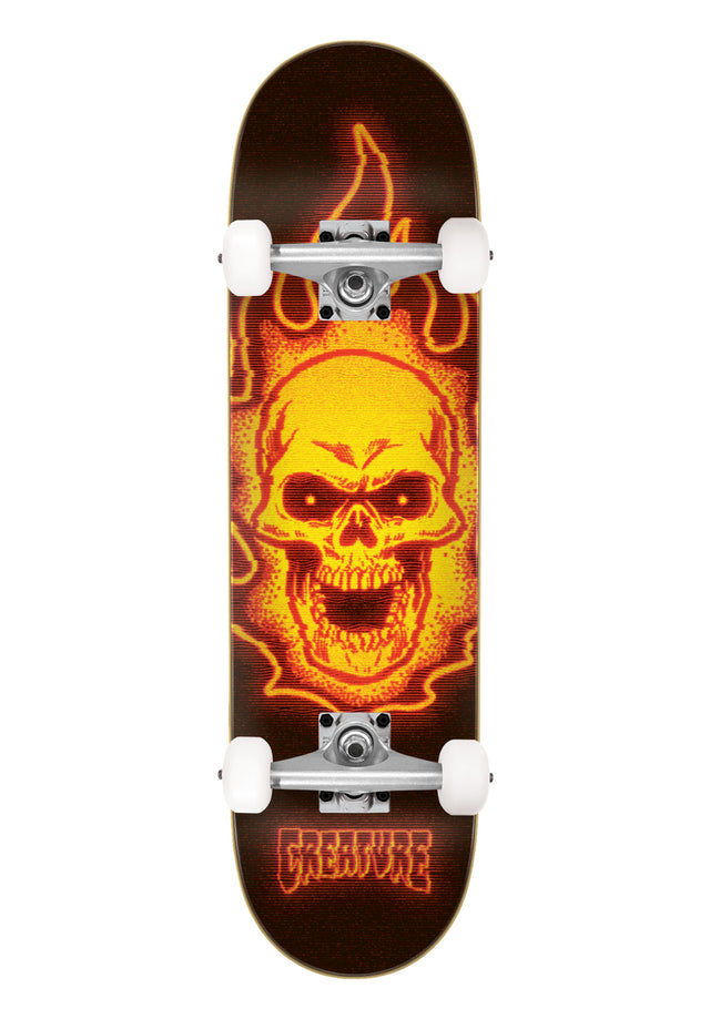 Bonehead Glitch XL black-orange Vorderansicht