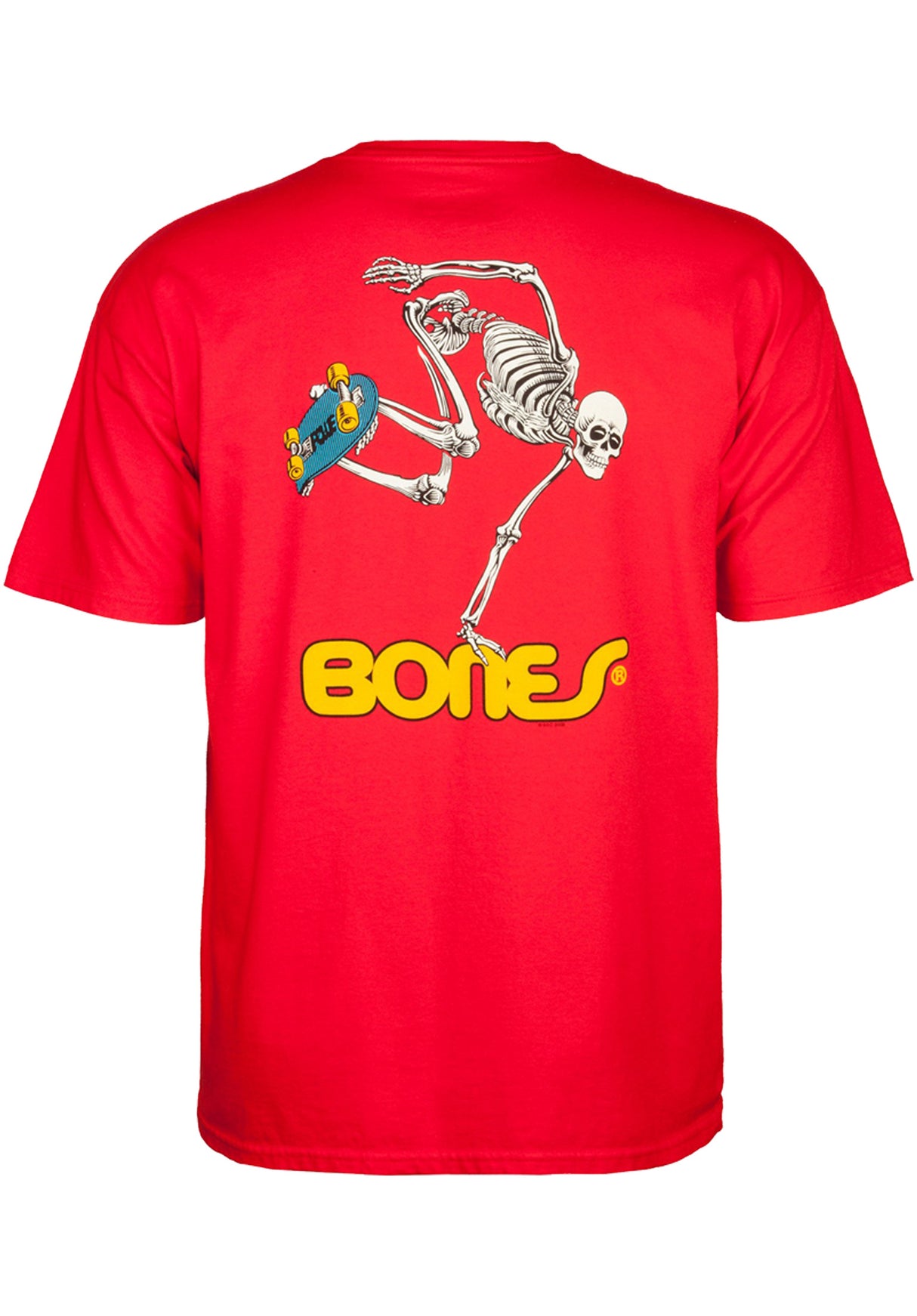 Skateboard Skeleton Kids red Closeup1