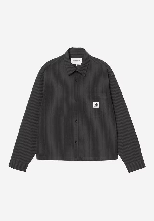 W' L/S Toland Shirt tolandstripe-black Vorderansicht