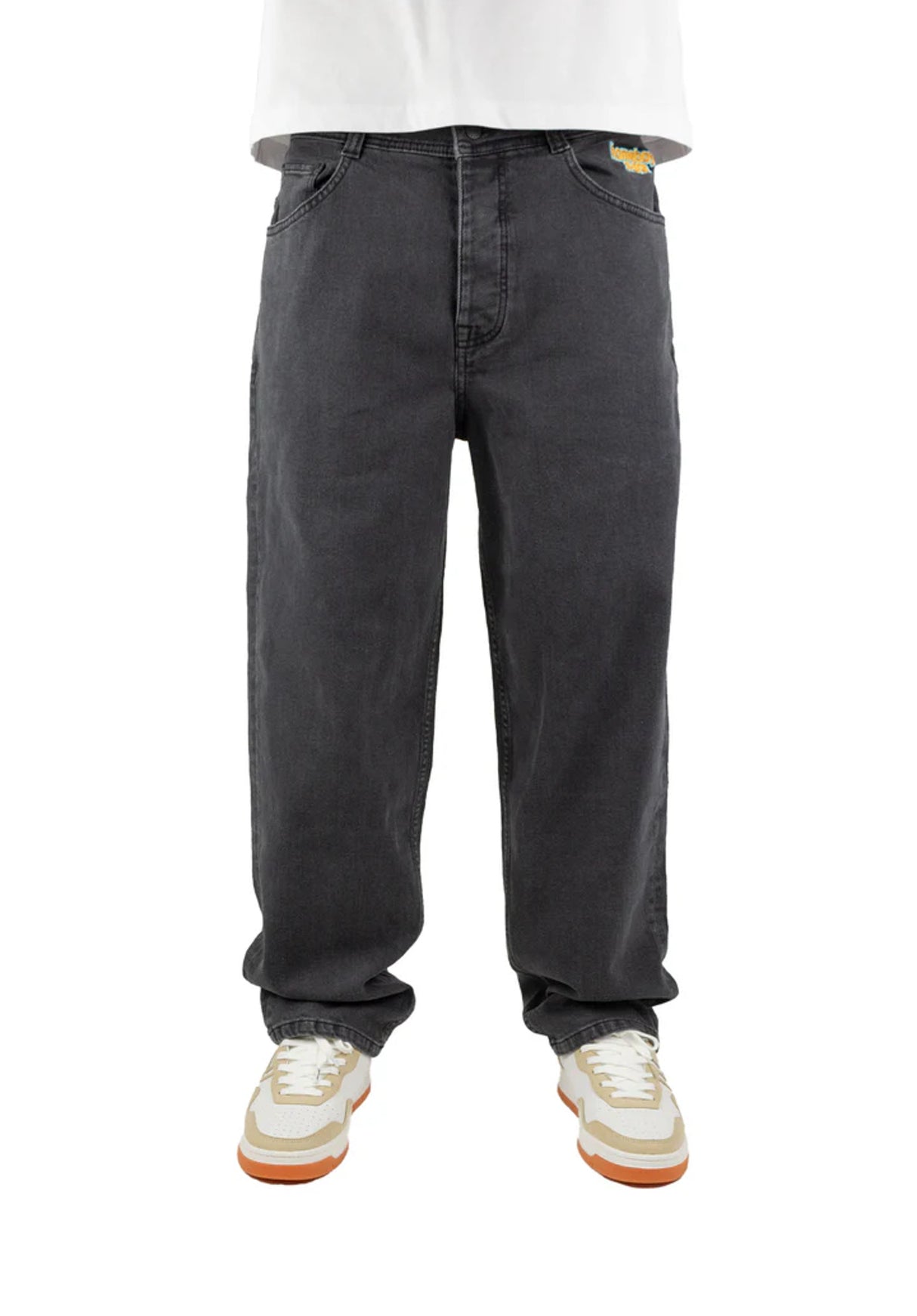 X-Tra Baggy Denim washedgrey Vorderansicht