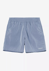 Canby Swim Trunks gentleblue-white Vorderansicht